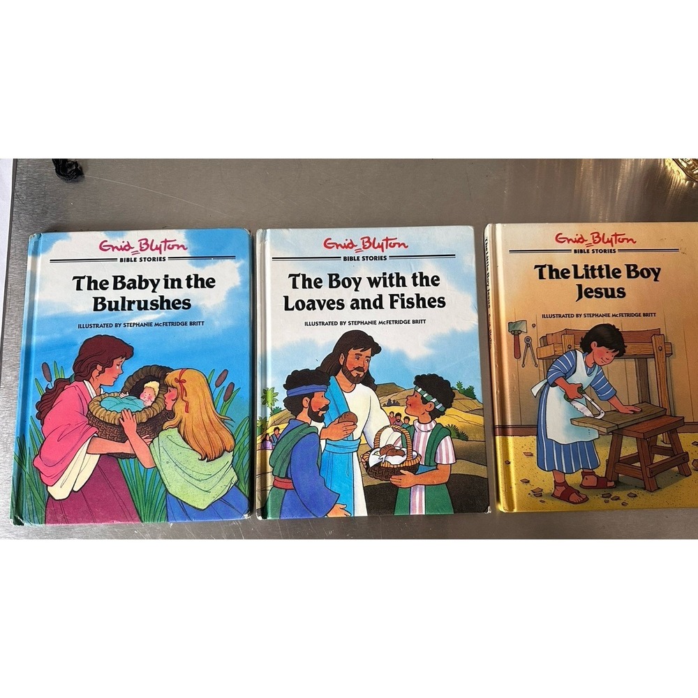 Bible Stories Books‎ Enid Blyton Hardcover Picture Books Lot of 3